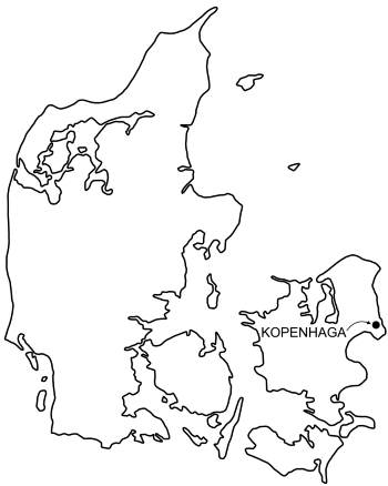 Mapa Zamek w Kopenhadze