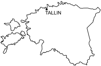 Mapa Zamek Toompea w Tallinnie