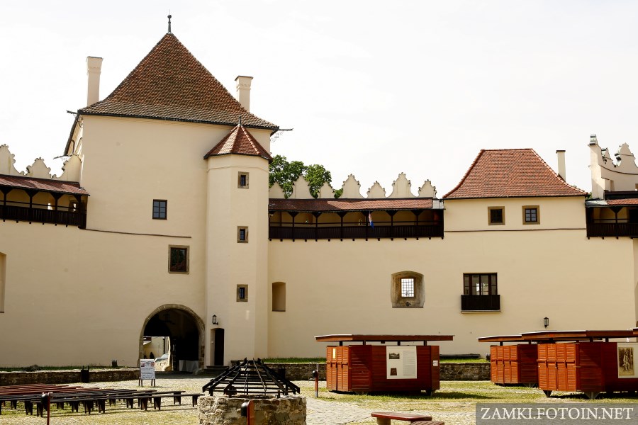 Dziedziniec zamku w Kežmarku