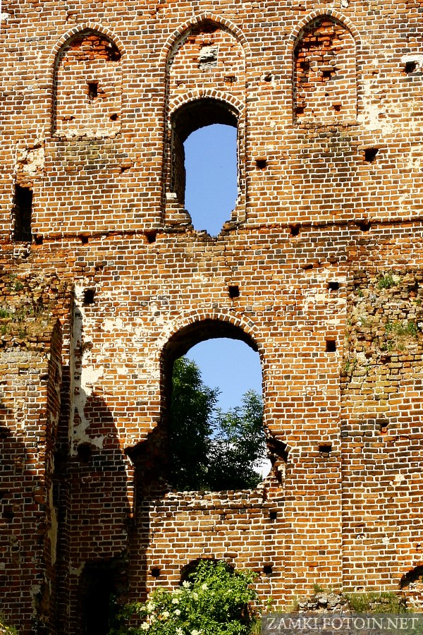 Borysławice zamkowe ruiny