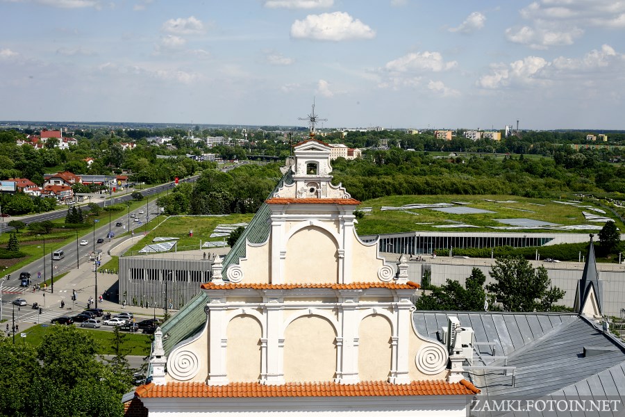 Lublin widok z wieży zamkowej 