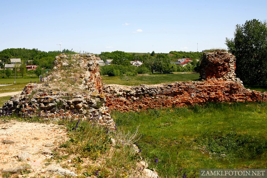 Ruiny zamku w Bobrownikach