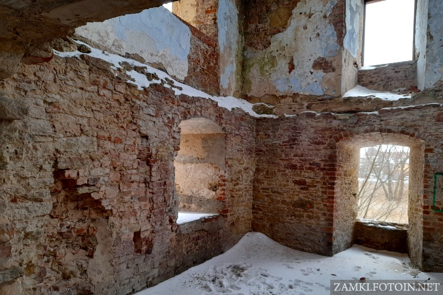 Wnętrze zamku w Ćmielowie