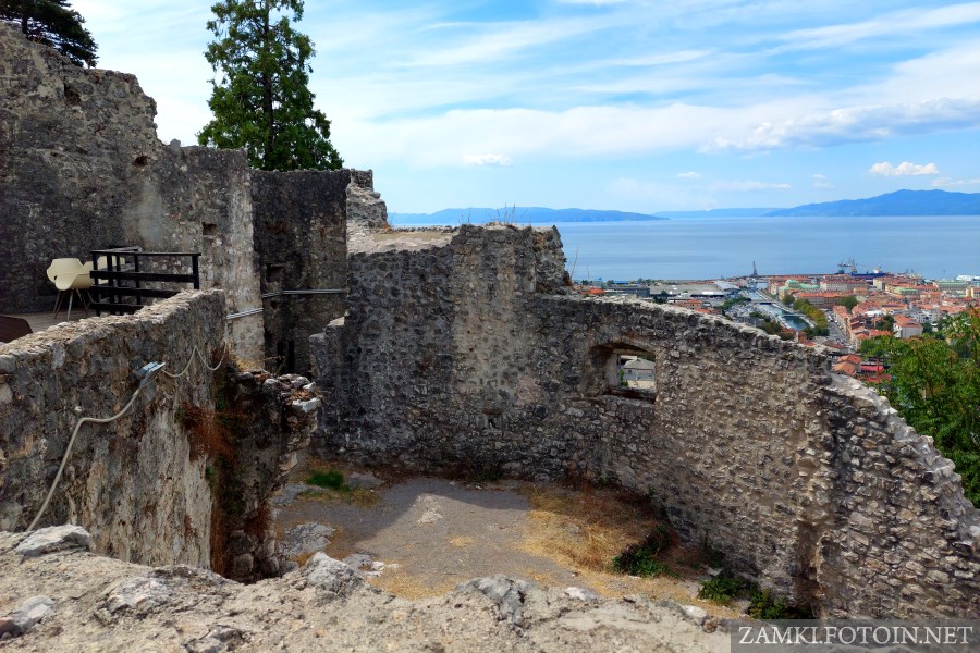 Zamek w mieście Rijeka