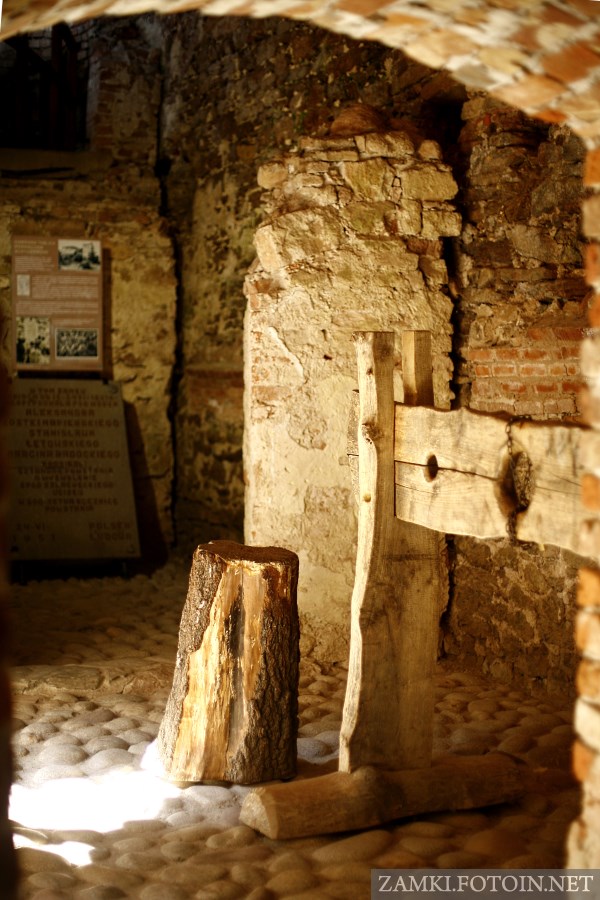 Pomieszczenia zamku w Czorsztynie
