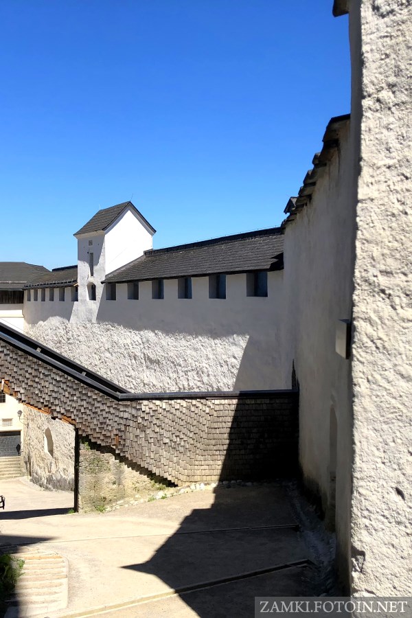 Mury Twierdzy Hohensalzburg 