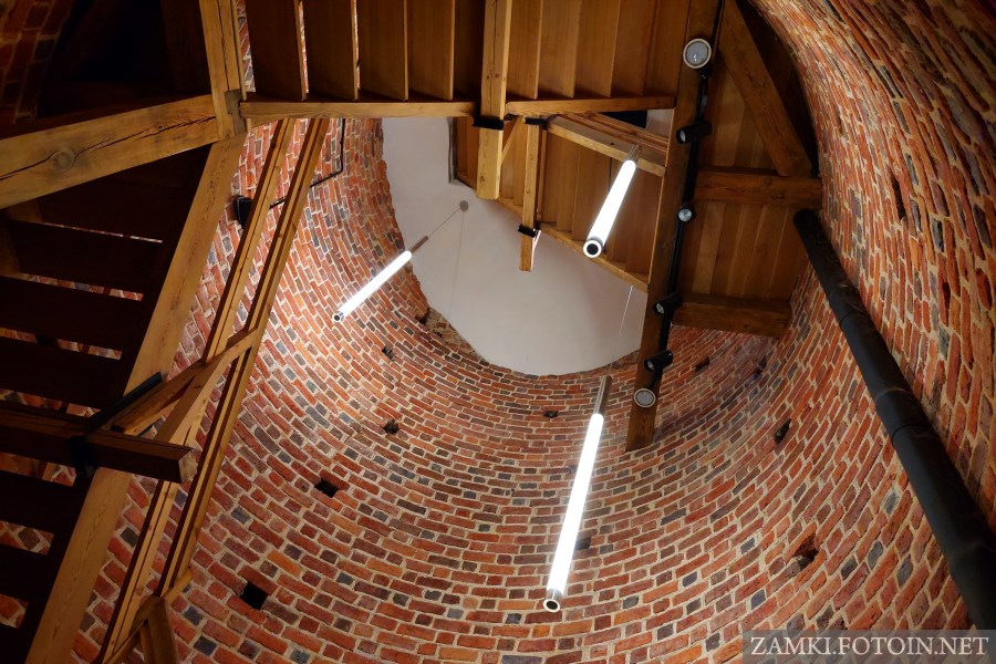 Wnętrze wieży piastowskiej w Opolu