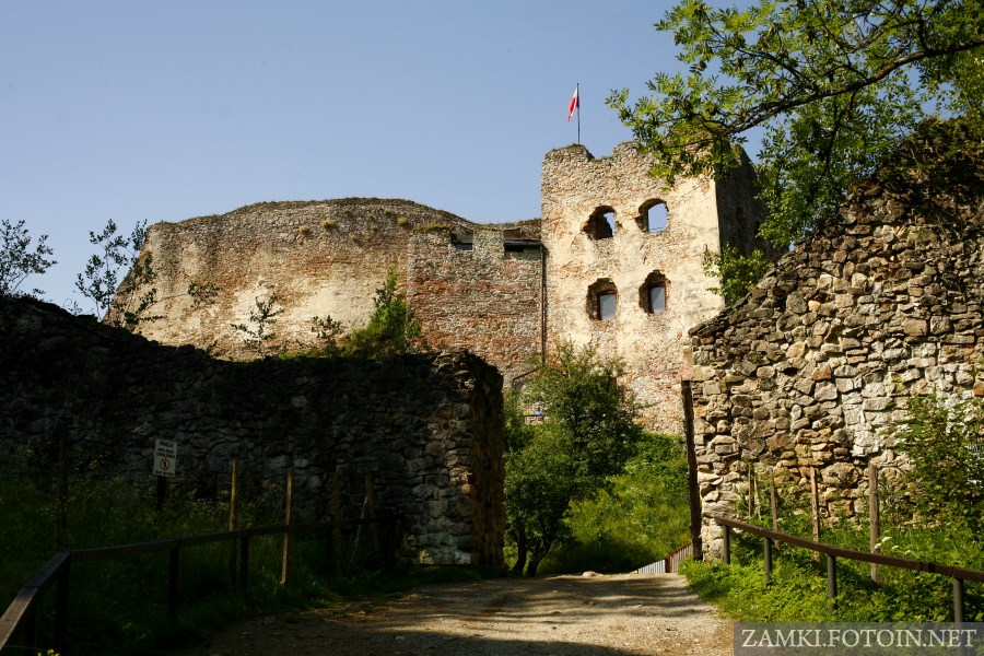 Czorsztyn zamek z przełomu XIII i XIV wieku 