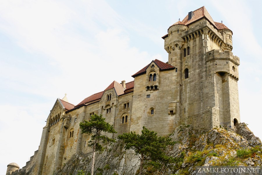Północna strona zamku Liechtenstein