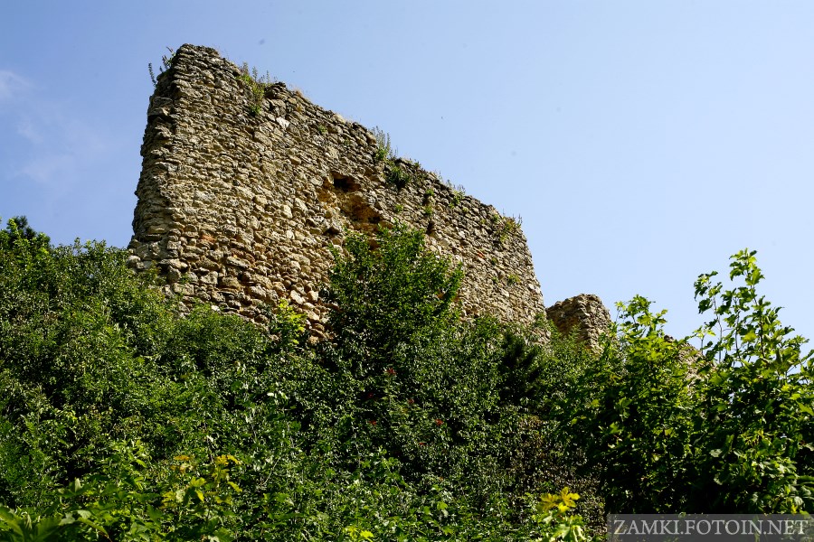 Fragmenty murów zamku Starý Jičín