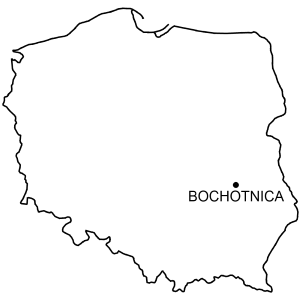 Mapa Zamek w Bochotnicy