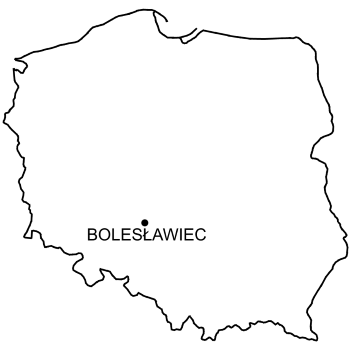 Mapa Zamek w Bolesławcu
