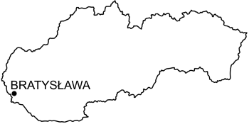 Mapa Zamek w Bratysławie