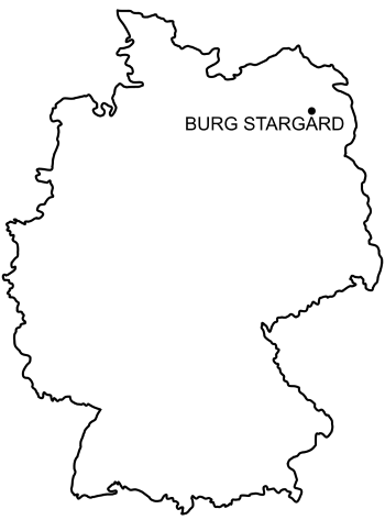 Mapa Zamek Stargard