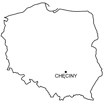 Mapa Zamek w Chęcinach