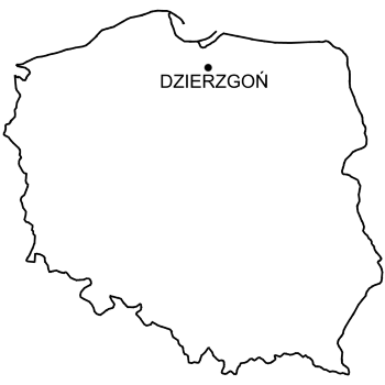 Mapa Zamek w Dzierzgoniu