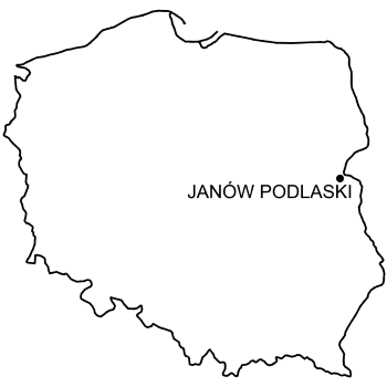 Mapa Zamek w Janowie Podlaskim