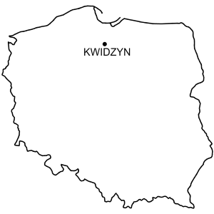 Mapa Zamek w Kwidzynie