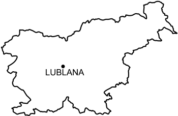 Mapa Zamek w Lublanie