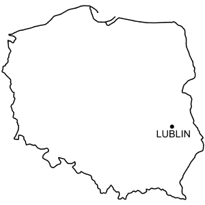 Mapa Zamek w Lublinie