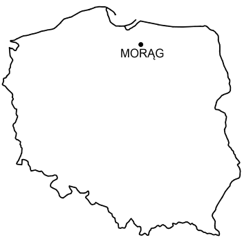 Mapa Zamek w Morągu