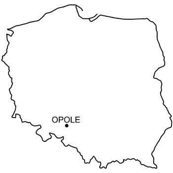 Mapa Zamek Górny w Opolu