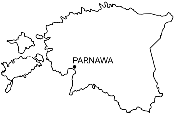 Mapa Zamek w Parnawie