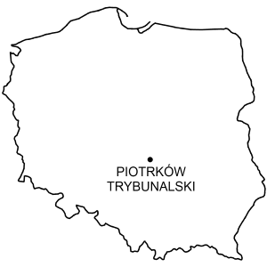 Mapa Zamek w Piotrkowie Trybunalskim