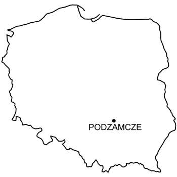 Mapa Ruiny w Podzamczu Piekoszowskim