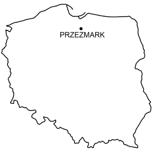 Mapa Zamek w Przezmarku
