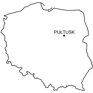 Mapa Zamek w Pułtusku