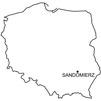 Mapa Zamek w Sandomierzu