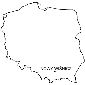 Mapa Zamek w Wiśniczu
