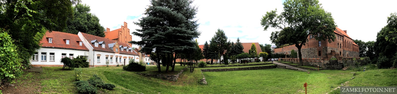Panorama zamku Bierzgłowskiego