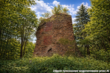 Zamek w Czarnym Borze