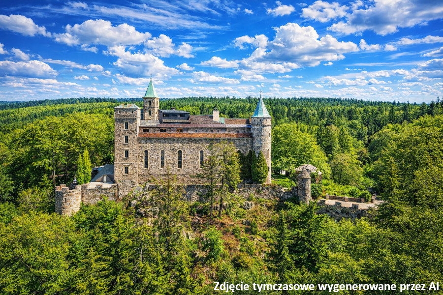 Zamek Leśna Skała w Szczytnej 